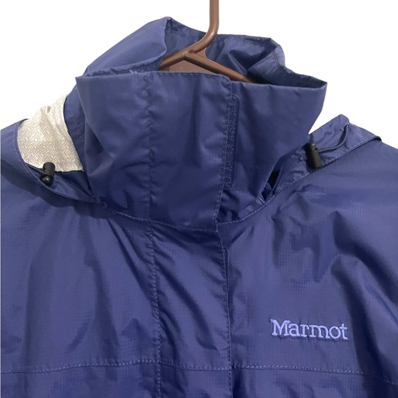 Marmot Air Vented Nylon Shell Hooded Rain Jacket Size S - Picture 4 of 16